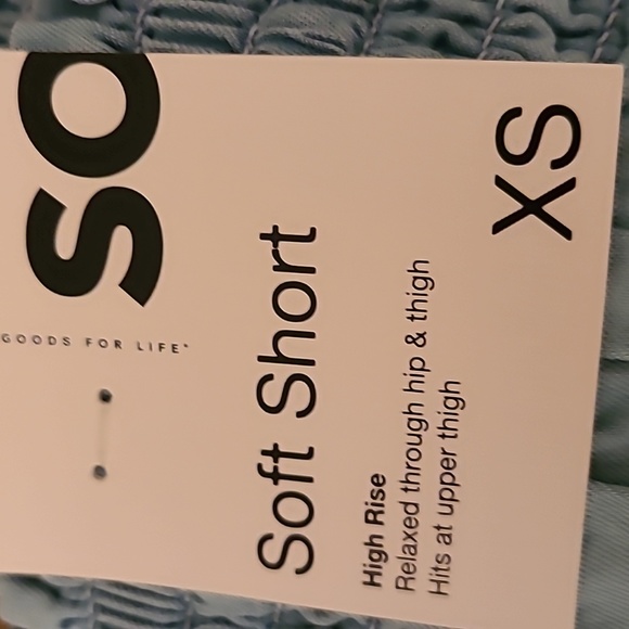 SO BRAND WOMENS JUNIOR SIZE BLUE SOFT SHORTS HIGH RISE SIZE EXTRA SMALL - Picture 11 of 13